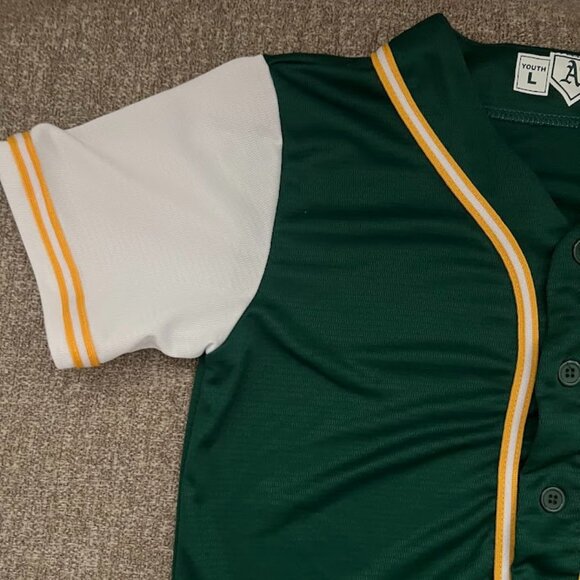 Cotopaxi Oakland A's Athletics #31 Sean Newcomb Jersey Size Youth Large - Picture 4 of 9